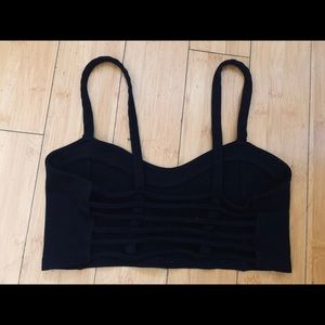 Brandy Melville strappy black tank top🍒🍒